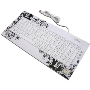 TECLADO DISNEY RETRO USB BLANCO D9213-R