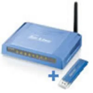 WL-1500R (router) + WT-2000 (adapt. USB)  11G WL Inlambrico