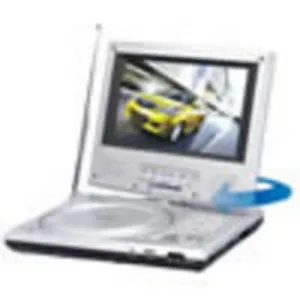 Lector DVD Portatil 7" con TV Analoga, Pantalla Rotativa