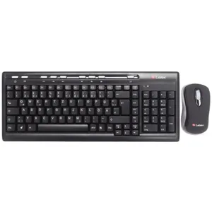 TECLADO MOUSE MMEDIA WIRELESS SILVER/BLACK DESKTOP 800 USB Español P/N 920-000296