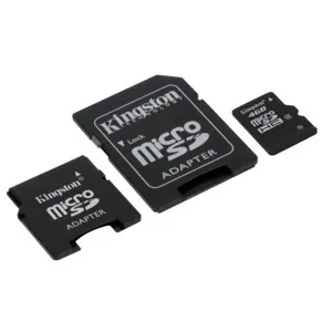 4GB MICRO SD Card c/2 adapt Class4 SDC/4GB-2ADP