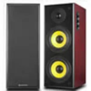 Parlantes 2.0 mod Hoch.70W RMS, madera, parl de Kevlar, Tweeter de seda