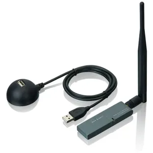 WL-1600USB High power 11g WL USB adapter, detachable 5dbi antenna, base included