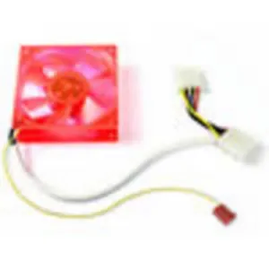 Ventilador FAN , 8CM (8025) ROJO UV A2271