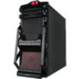 GAB MIDI HU09A-BK+negro sin Fuente Poder Fan12cm c/ LED Azul, 2 puerta DVD 4*USB+AV+HD frontal