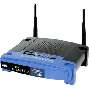 Router Linux 4 puertos WIFI -G/ pn.WRT54GL