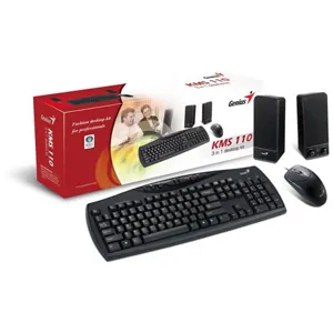 KIT Teclado (KB09e PS2) Parlantes (S110) Mouse Optico (NS120)