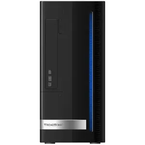 GAB ITX el26I-Bk/Bk FP 250W c/ 20+4pins black brillante, USB+AV
