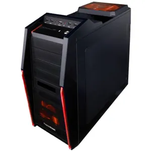 GAB MIDI NOB09A-BK/BK/RED  c/vent y fan 19cm 20+4pins con/ 4USB2.0+AV+HD AUDIO+ESATA