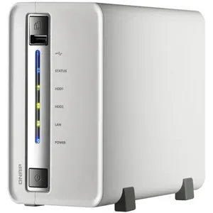 TS-210  2 Bay hdd NAS/Marvell6281/800Mhz/256MB/Raid 0/1/iSCSI sin hdd
