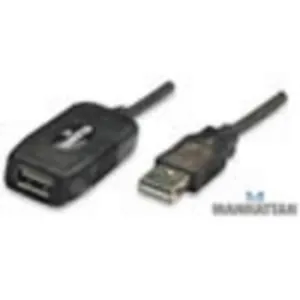 CABLE USB 2,0 ACTIVO A/A, LARGO 10 MTS ENCADENABLE. pn 150248