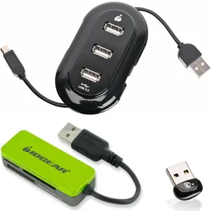 Kit Adaptador Bluetooth + Lector De Tarjeta + USB HUB + Data Cable  GUH276KIT02