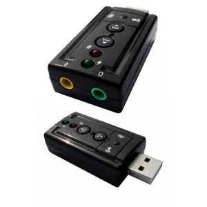USB 2.0 External 2.1 Surround Sound Adapter