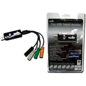 Tarjeta de Sonido 7.1 Canales CM6206 USB USBSOUND-6206
