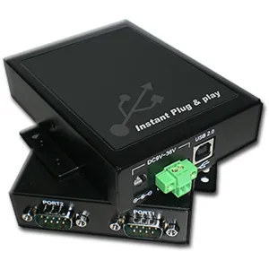 Adaptador 2 puertos RS-232 hasta USB 2.0  U-RS102(TI)