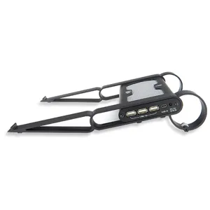 NCL-251BK-E NINJA HS Alum/Plastic NB cooler +3*USB hub  ajustable