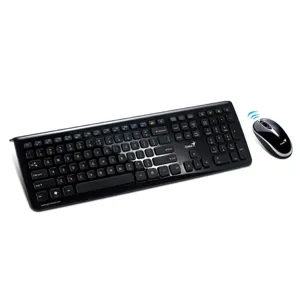 KIT Teclado y Mouse inalámbricos  Slimstar i820 2.4G USB Piano Black wireless P/N  31340021102