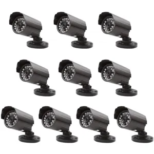 Kit 10 Camaras de seguridad 540TV CCD II Outdoor/ Night Vision pnVCB10PKD