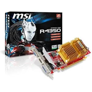 VGA ATI R4350  512Mb  DDR2  Memory clock 800  DVI  DDMI