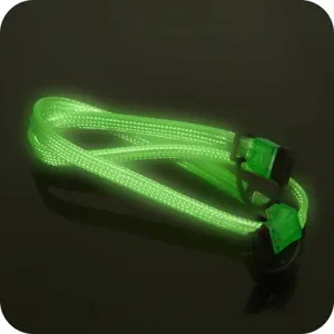 Cable SATA UV Verde STARLET SA-60-GR