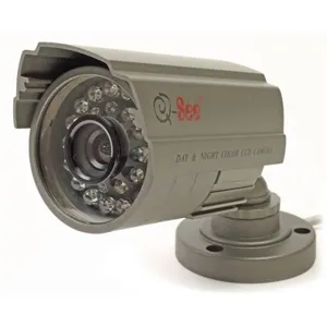 CCD Camera 1/4 sony c/24infrared LED weatherproof 18mtr cable SV-CAM QSDT14273W/BP