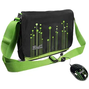 BOLSO 10.1" Notebook + mouse verde p/n 3501 G