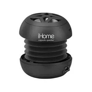 iHM7 Mini-Parlante Recargable para iPOd USB Negro