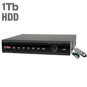 8CH H.264 DVR REAL TIME VGA c/ hdd 1TB QT428-1Tb