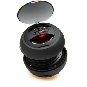 Parlante New Generation v1.1 Capsula recargable USB con tapa  color Negro 3.5mm