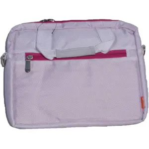 Bolso NB 11"  color blanco y morado   MA008