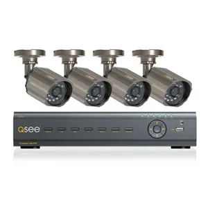 8CH H264 Net DVR w/VGA 4 CCD NV Cam. 500GB QT428-403-5