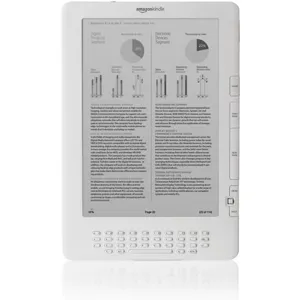 Kindle DX Wireless Reading Device, Free 3G, 9.7" Display, White, 3G Works Globally – 2nd Generation