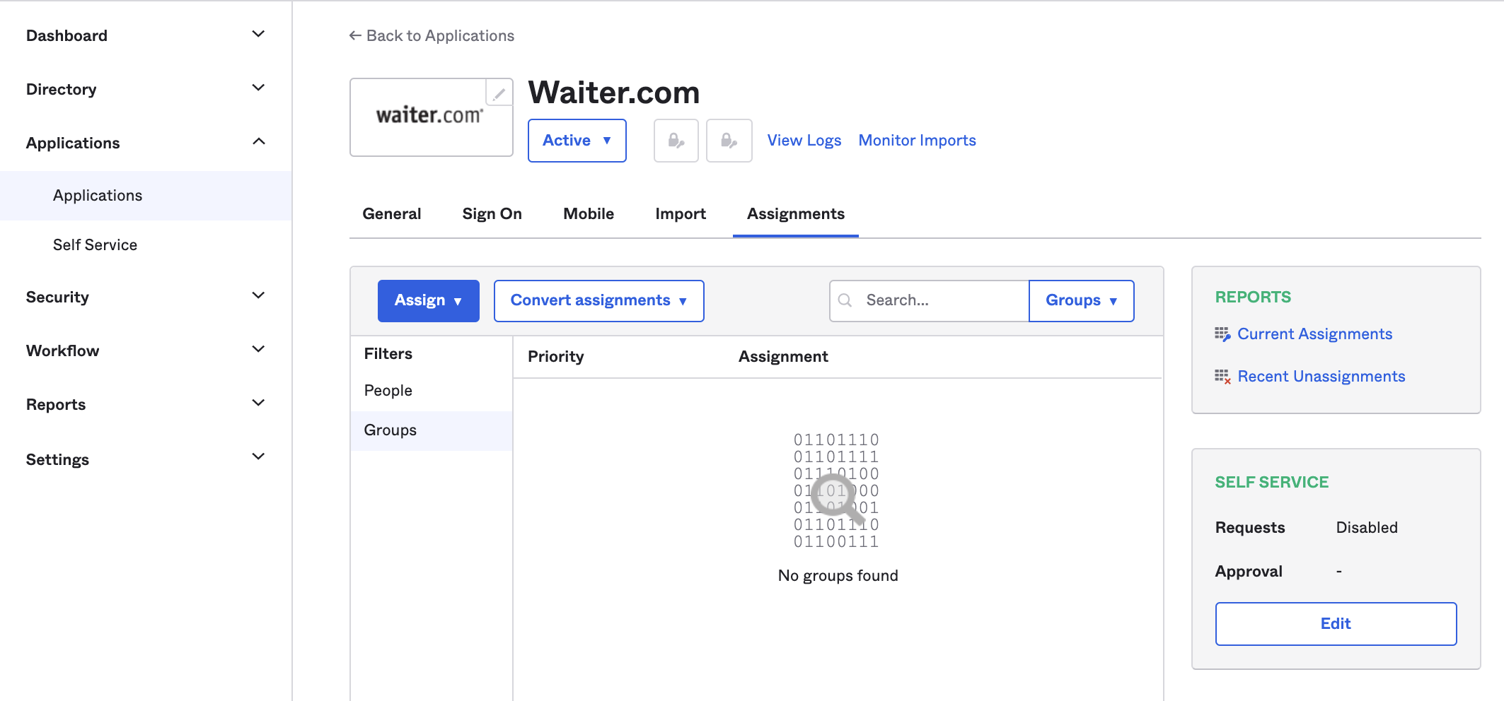 Assign the app to people or groups