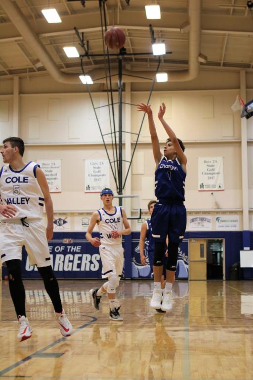 HS boys basketball scrimmage