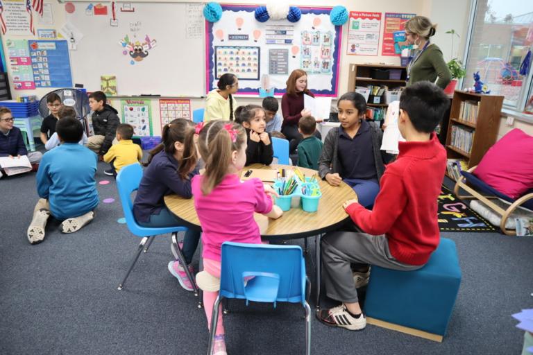 Reading to Kindergartners and 1st Grade