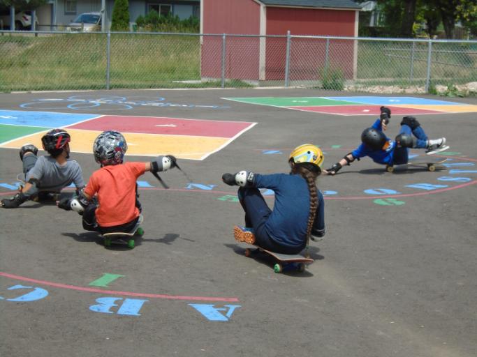 Intro to Skateboarding Skills Camp PM