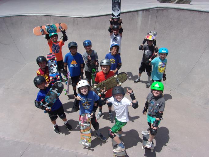 Skateboarding Camp 