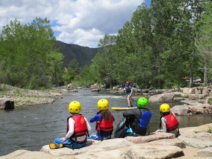 Stand Up Paddleboarding Adventure Team