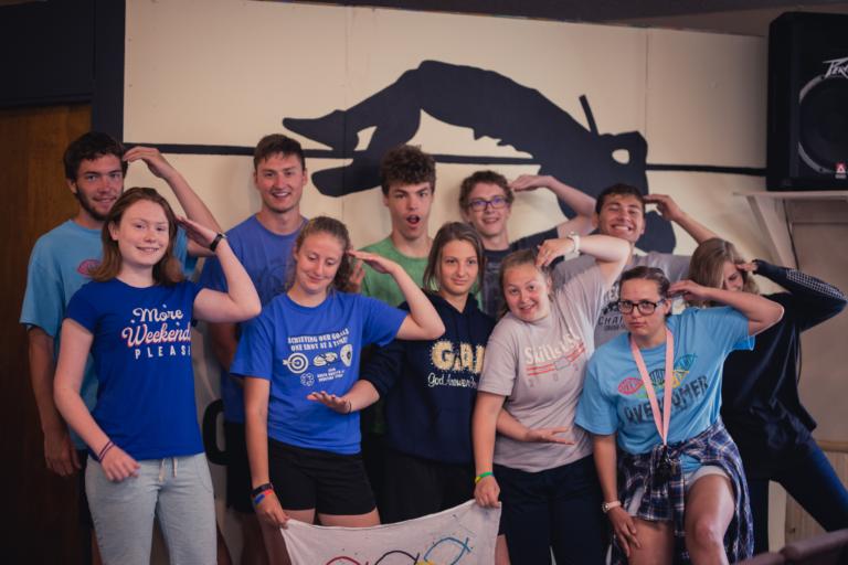 Cabin and Large Group Photos