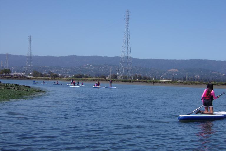 Stand Up Paddleboarding Adventure Team 