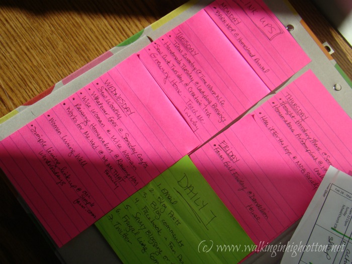 blogging schedule 2