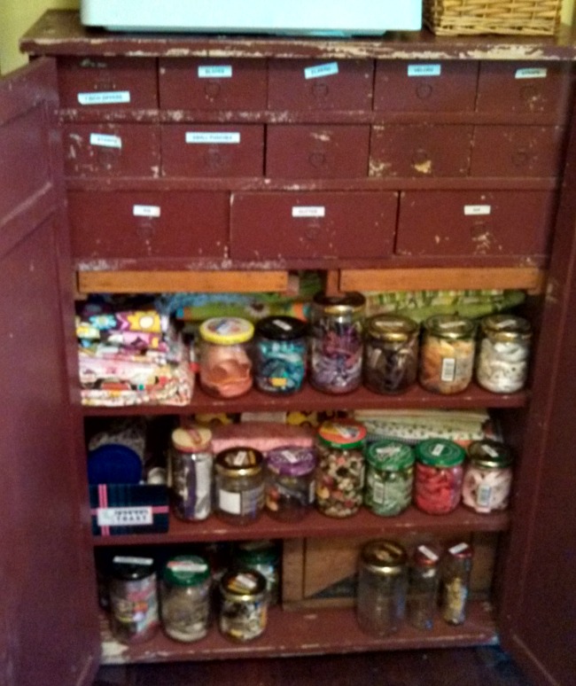 Sorry for the poor phone pic, but this is the final extent of my supplies now. If it doesn't fit in here, I don't have it.