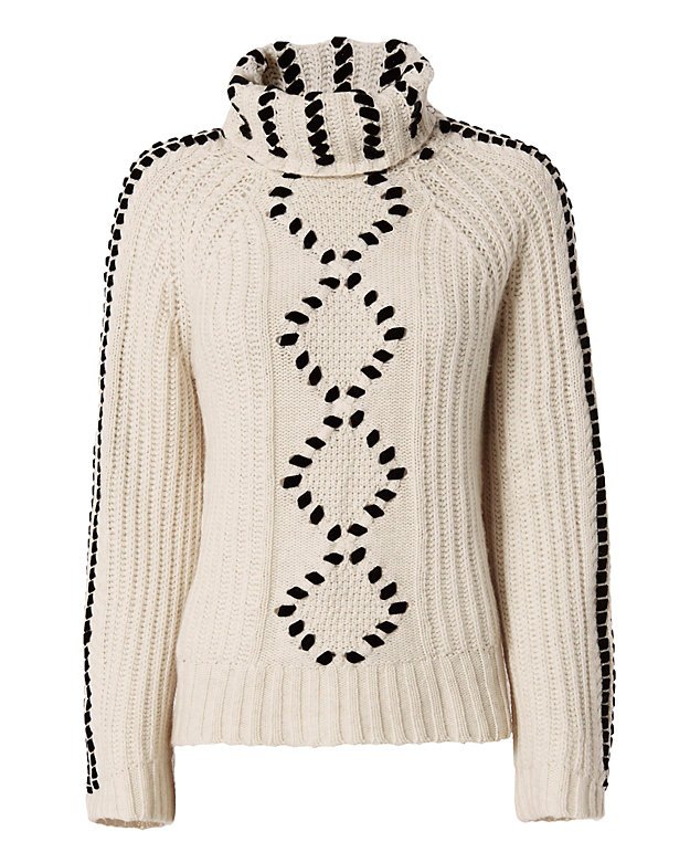 Isla Velvet Thread Turtleneck 