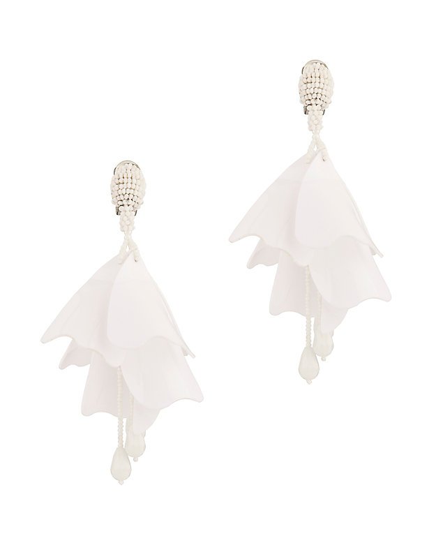 Impatiens Pink Floral Earrings