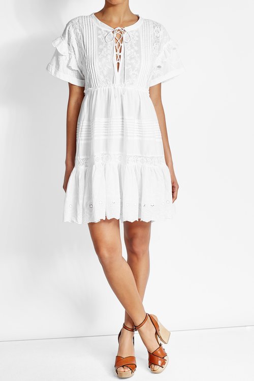 Embroidered Cotton Dress