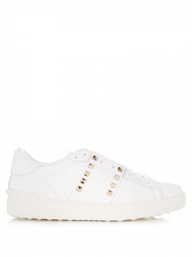Untitled #11 low-top leather trainers