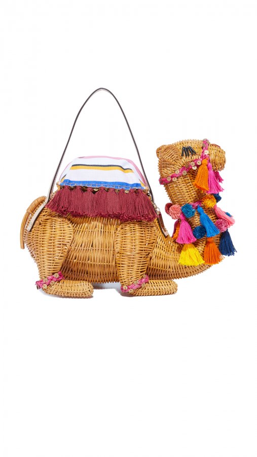 Wicker Camel Bag