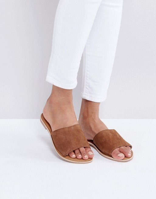 New Look Suede Flat Mule