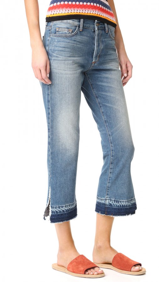 Jane B Crop Straight Jeans