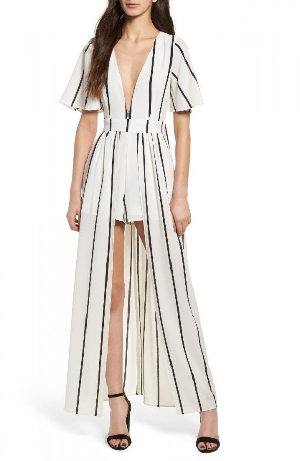 Stripe Walk Through Romper